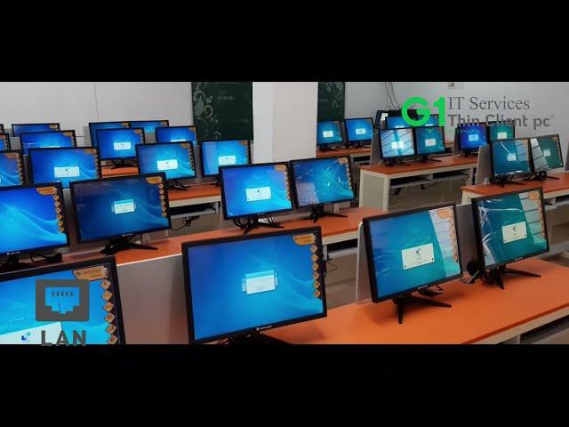 G1 Pro Thin Client | Computer lab used in degree and Pu college