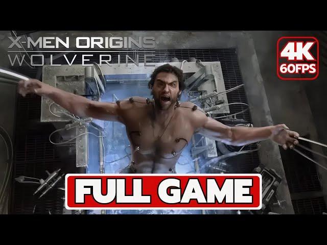 X-Men Origins: Wolverine Longplay Walkthrough No Commentary (4K 60FPS)-Full Game