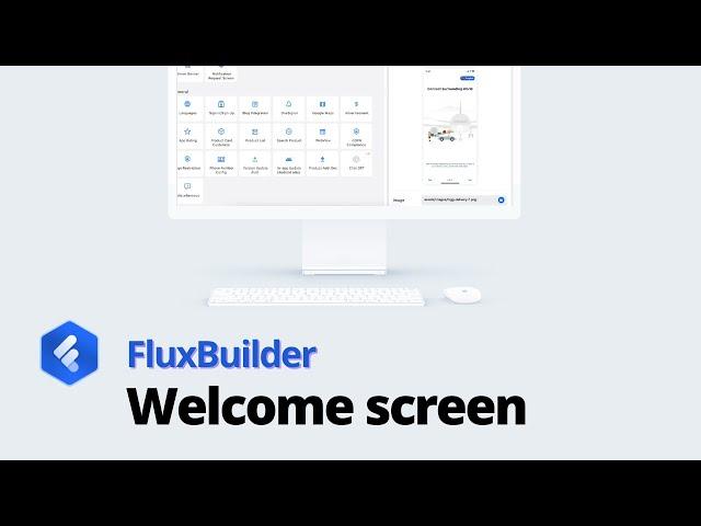 FluxBuilder #7  Welcome/Onboarding Screen on Apps (Mobile App Builder 2024)