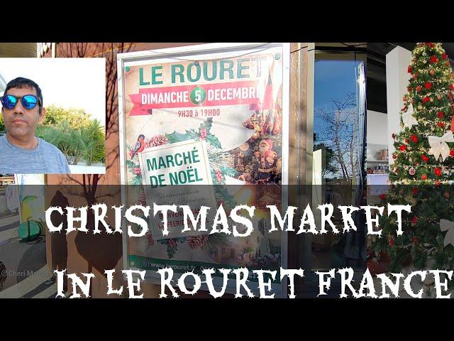 Christmas market in le rouret France