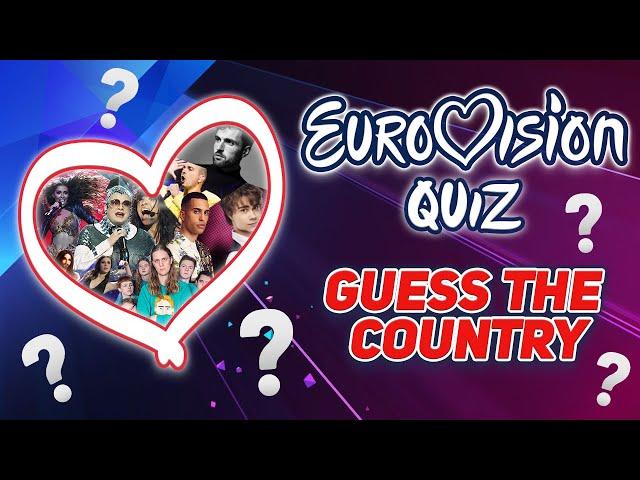[EUROVISION QUIZ] Guess the Country, Song & Artist Vol.3 - Difficulty 
