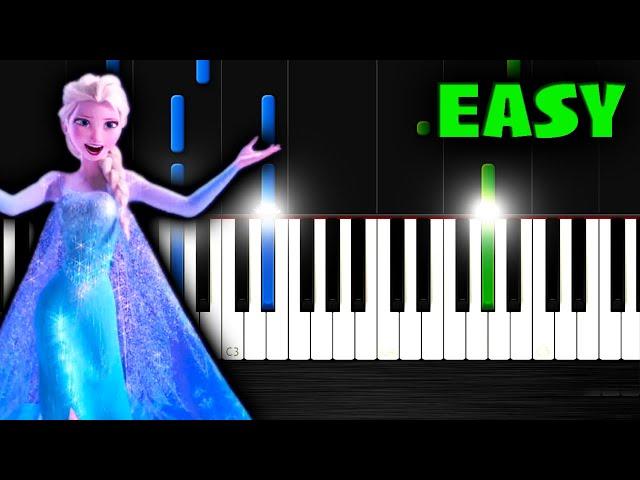 Let It Go (Frozen) - EASY Piano Tutorial by PlutaX