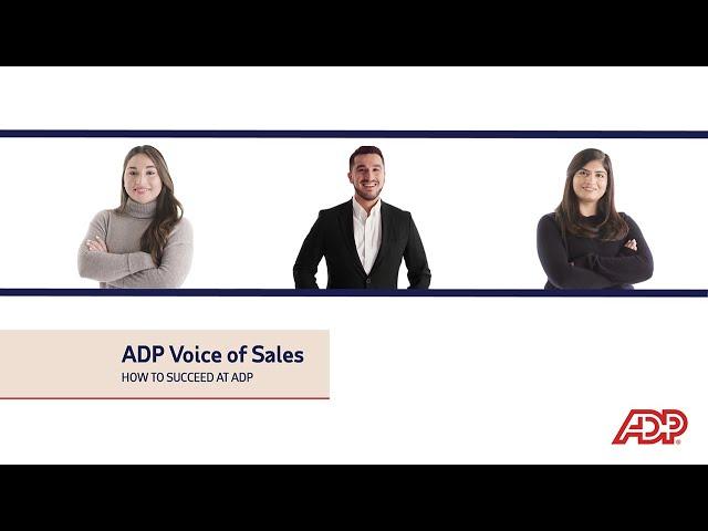 ADP Sales - How to Succeed at ADP