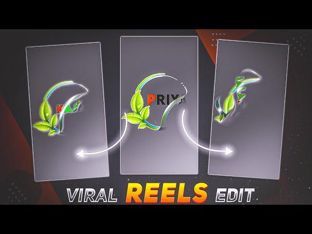 New Viral Reel Name Art Video Editing alight motion | Name Rotate reel video editing alight motion