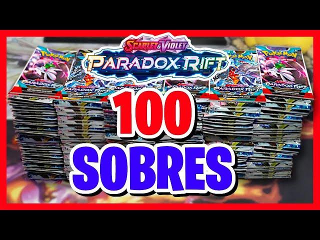 ABRIENDO 100 SOBRES PARADOX RIFT! MEGA APERTURA DE CARTAS POKÉMON 2023