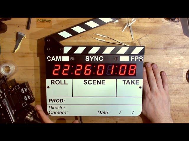 How to DIY Timecode Clapper Board, aka. Slate / Digi-slate (SMPTE / LTC)