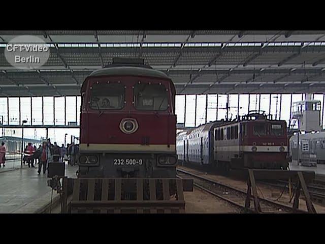 Der Hauptbahnhof Chemnitz vor knapp 30 Jahren