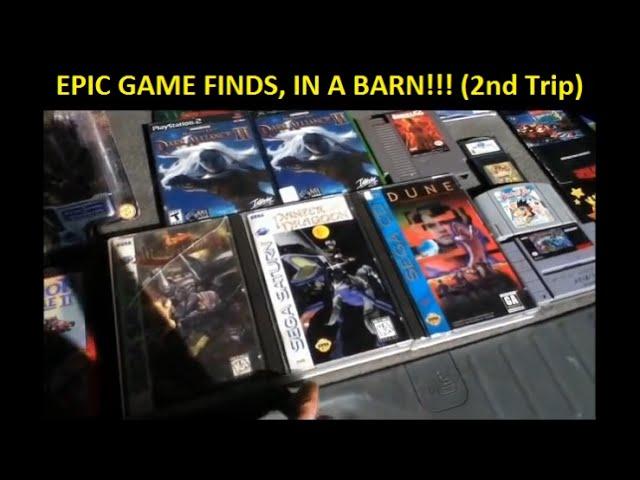 EPIC GAME FINDS IN A BARN!!! (2nd trip) | Scottsquatch