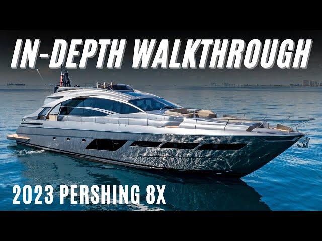 In-Depth Walkthrough: $6.5 Million 2023 Pershing 8X!