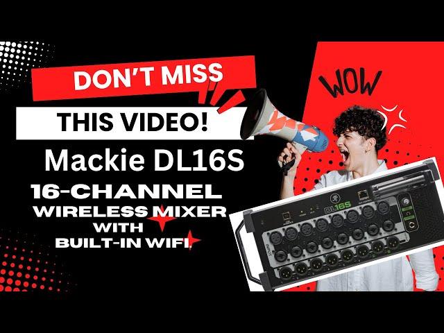 Mackie DL16S 16 channel wireless