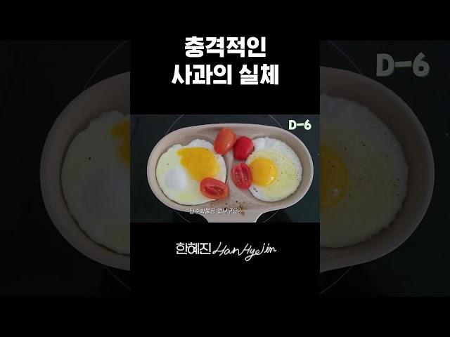 언제부터 사과가 탄수화물이었어요...? #한혜진 #다이어트 #식단 #shorts