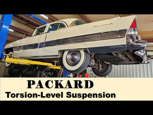 Packard Torsion-Level Suspension explained and demonstrated.