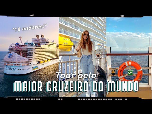 COMO É O MAIOR CRUZEIRO DO MUNDO?  Wonder of the Seas