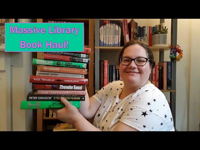 Massive library book haul - 23 books!!