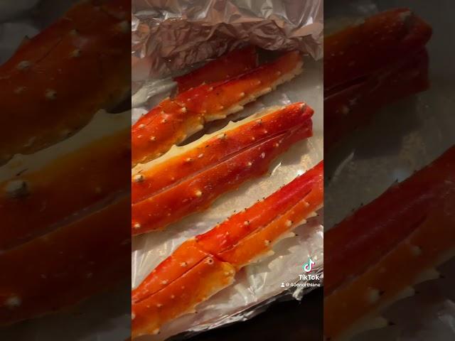 King Crab Legs For The Win #kingcrab #kingcrablegs