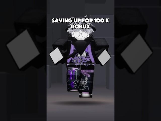 Saving Up 100K Robux Day 6 #roblox #robloxshorts #ytshorts #plsdonate #viralvideo