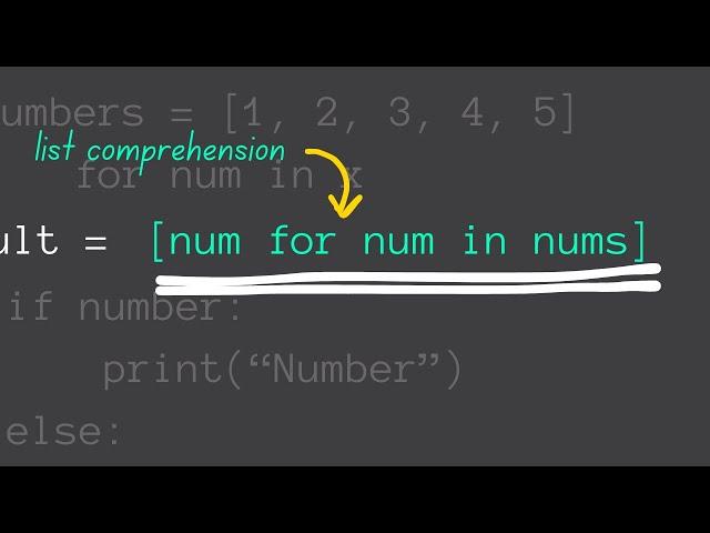 How to use list comprehension in Python | 2MinutesPy