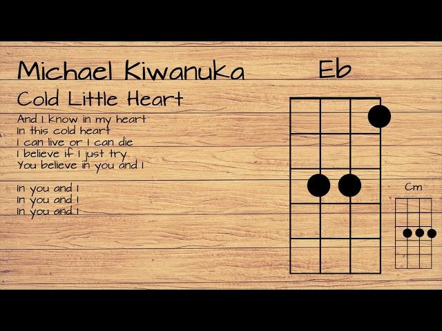 Michael Kiwanuka - Cold Little Heart UKULELE TUTORIAL W/ LYRICS