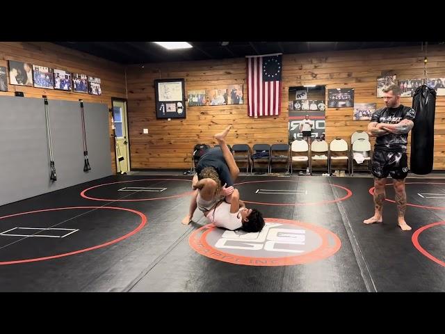 New White Belt Gets Hit With Nasty Triangle