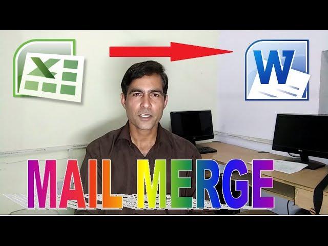 Mail Merge in Excel in Hindi || Simple and Easy steps || Excel and Word Combitantion