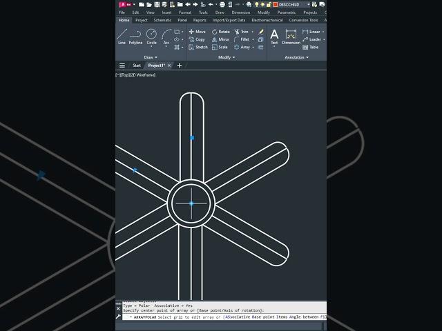 AutoCAD Electrical practice - Fan   #autocadelectrical #autocad #engineeringdesign #fan