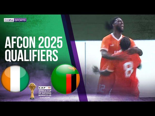 Ivory Coast (CIV) vs Zambia (ZAM) | AFCON 2025 Qualifiers HIGHLIGHTS | 09/06/24 | beIN SPORTS USA