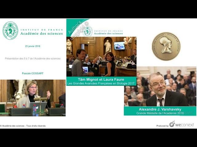 [Conférence] P. COSSART - Présentation des 5 à 7 de l’Académie des sciences