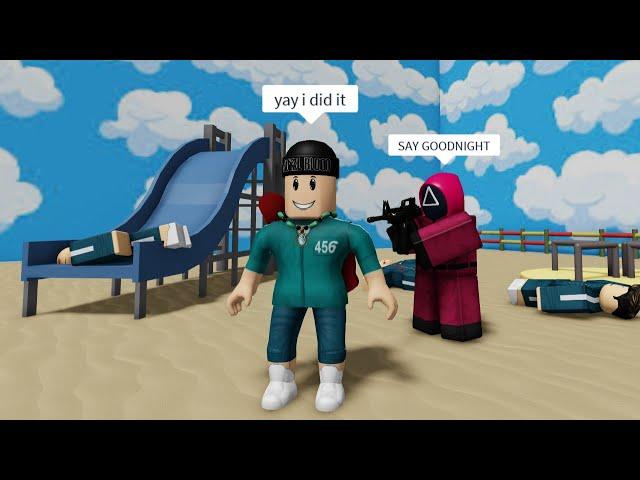 ROBLOX Squid Game FUNNY MOMENTS (TEAMMATE)