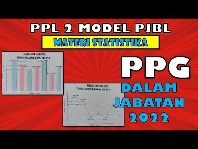 PPL 2 MODEL PJBL MATERI STATISTIKA PPG DALAM JABATAN TAHUN 2022