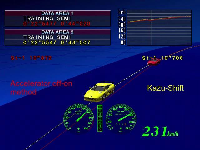 F355 Challenge - Semi AT - best acceleration 2 (Kazu-Shift)