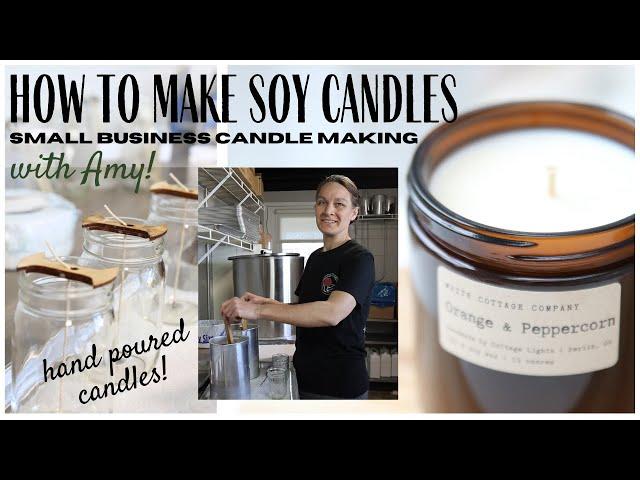 How to make Soy Candles ~ Candle Making Business ~ Candle Making Tips ~ Candle Making Tutorial