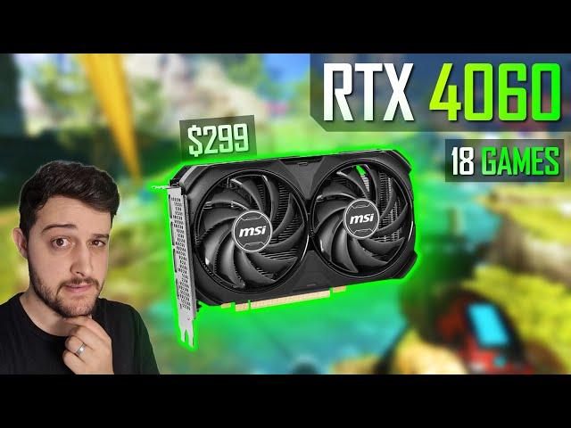 RTX 4060 - Is it a Good Deal at $299? - Gameplay Benchmarks