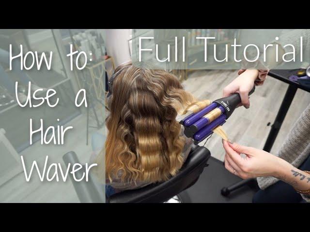 How To: Use a HAIR WAVER 3 Barrel Curling Iron