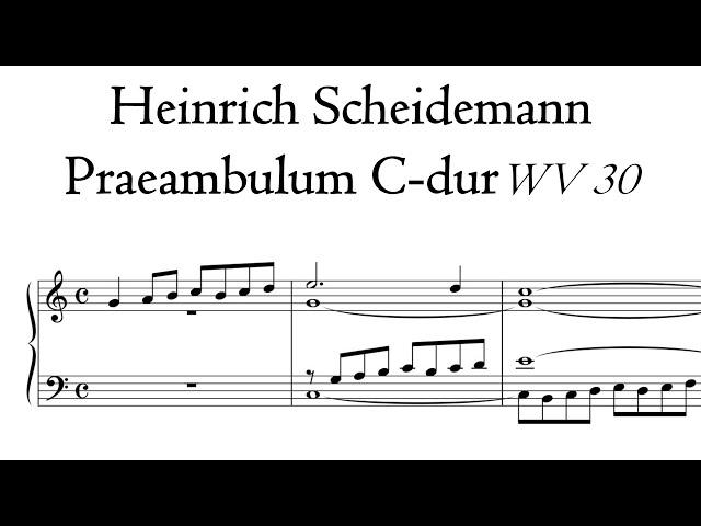 Scheidemann - Praeambulum C-dur / C major, WV 30 - Schnitger Organ, Steinkirchen, Hauptwerk