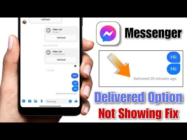 messenger delivered tick not showing | messenger delivered icon not showing | messenger delivered