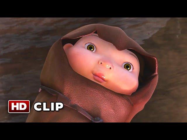 La Era de Hielo (2002) - La Mamá de Roshen le deja el Bebé a Manny y Sid (Clip Español Latino HD)