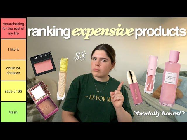 ranking EXPENSIVE products | makeup, skincare + more!