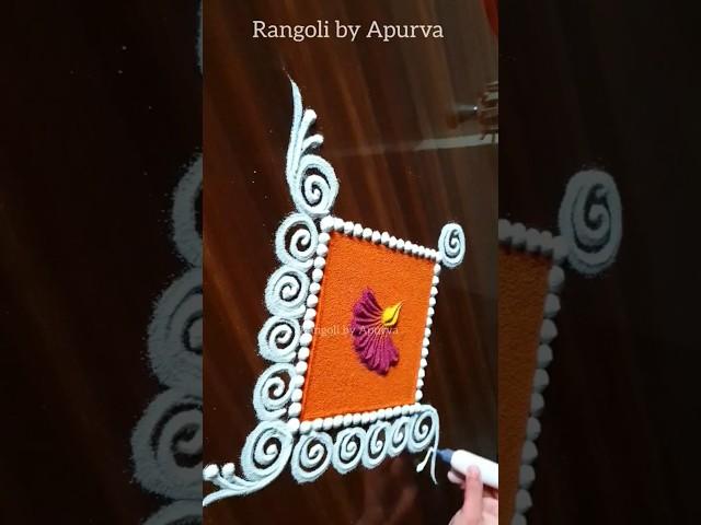 Diwali Rangoli Designs. Diya Rangoli Design #shorts #diwali #navratrirangoli #rangoli #diwalirangoli