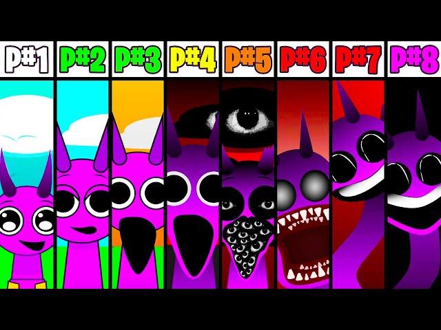 Mix Of All Monster Voices From Incredibox Sprunki - All Phases 1-8