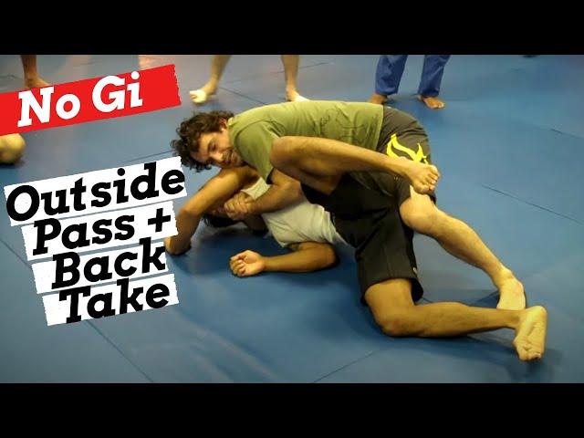 No Gi Basics: Open Guard Pass & Take the Back