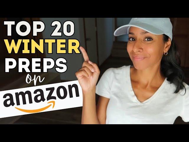 20 Winter Survival Prepping Supplies from Amazon! (Must-Have)