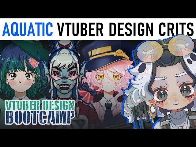 AQUATIC Vtuber Design Critiques 