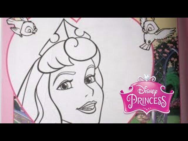 Princess Aurora Coloring Reviews Disney Princess Aurora coloring page Принцесса Аврора Раскраска