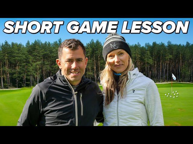 Broadcaster Di Stewart learns the short game fundamentals