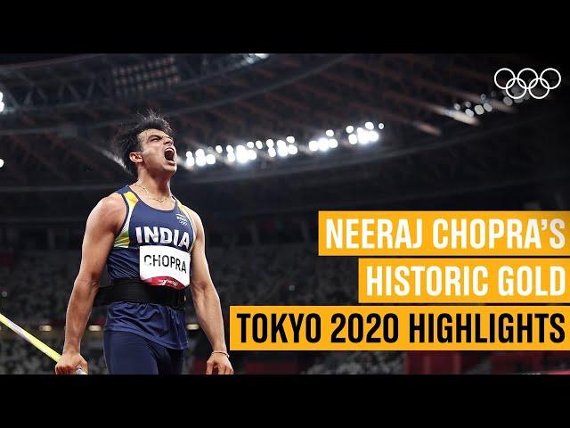  Neeraj Chopra wins historic gold for India | #Tokyo2020 Highlights