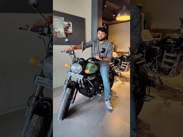 New Royal Enfield Meteor 350 ll Matte Green color ll New color #royalenfield #meteor350