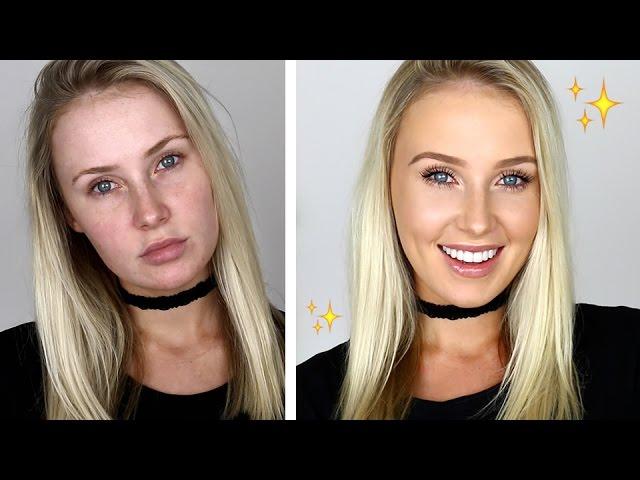 5-MINUTE Wake Up & Strobe to Glow Tutorial! | Lauren Curtis