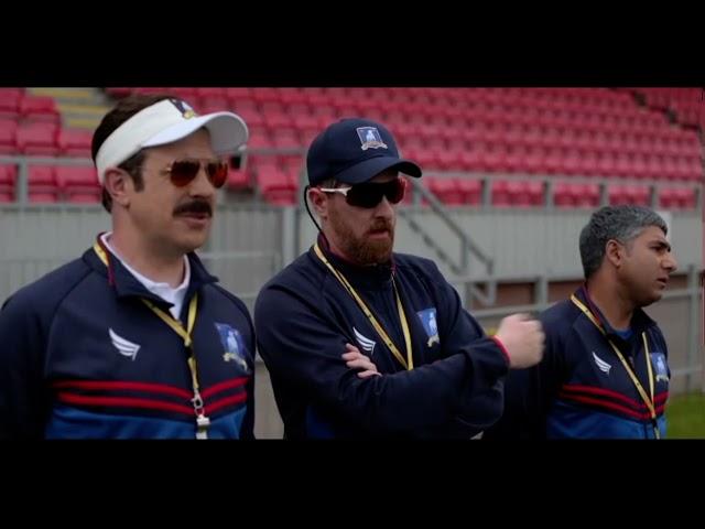 Ted Lasso - The team practice their dance