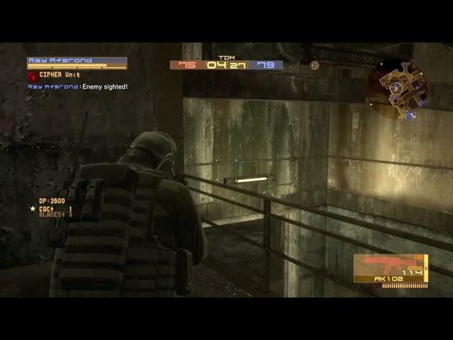 METAL GEAR ONLINE - #31 - Underground Hardcore TDM