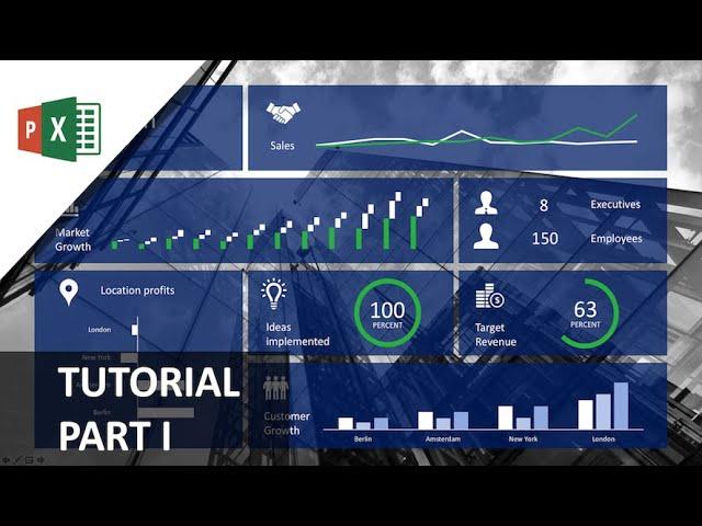 How to Create an Amazing PowerPoint Dashboard With Dynamic Excel Backend [Tutorial Part I]